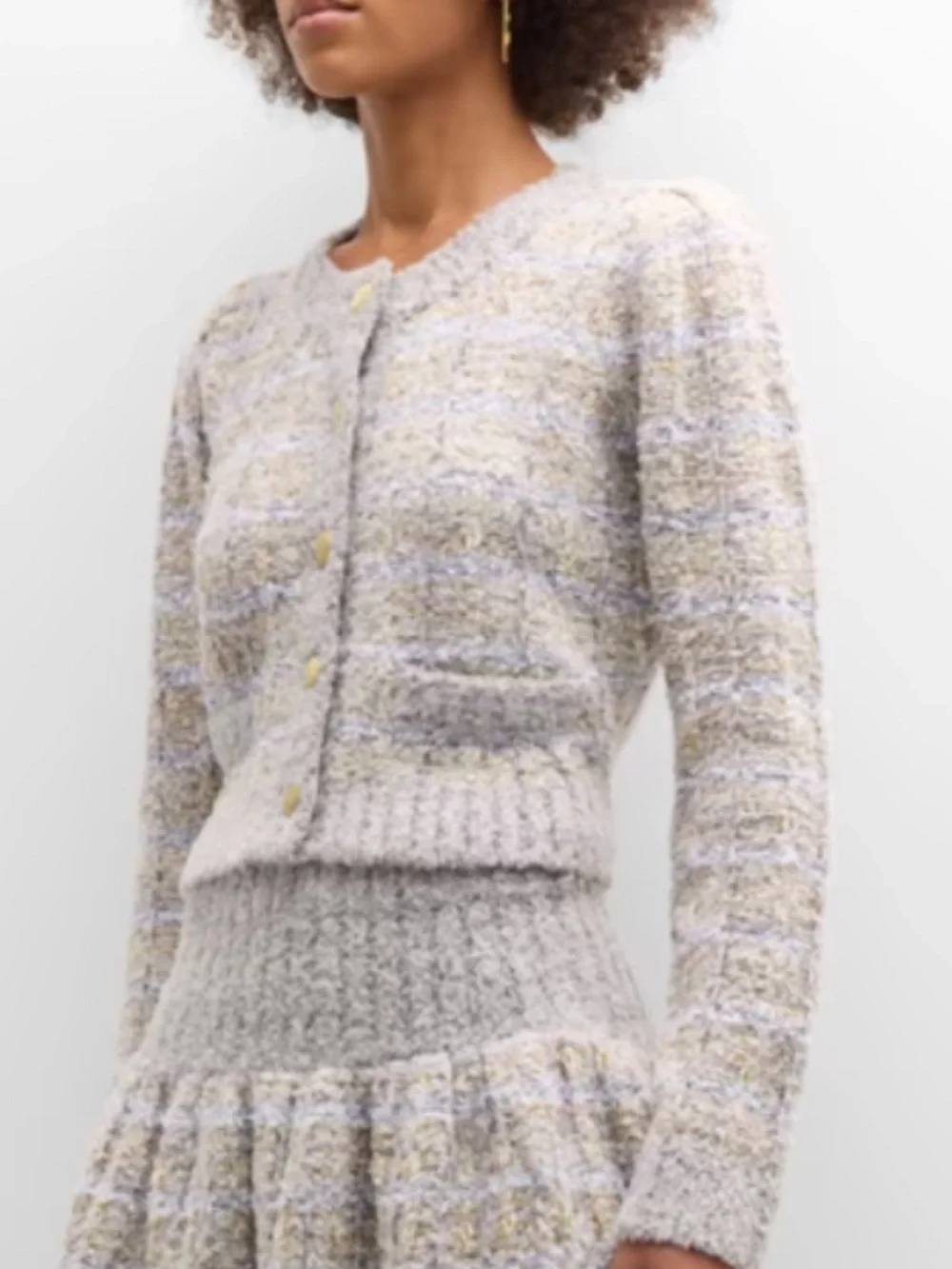 LoveShackFancy Saxon Crop Cardigan